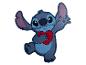 Un puzzle de Stitch avec un cœur dans ses mains