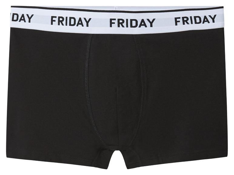 Boxer homme noir avec ceinture blanche et inscription 