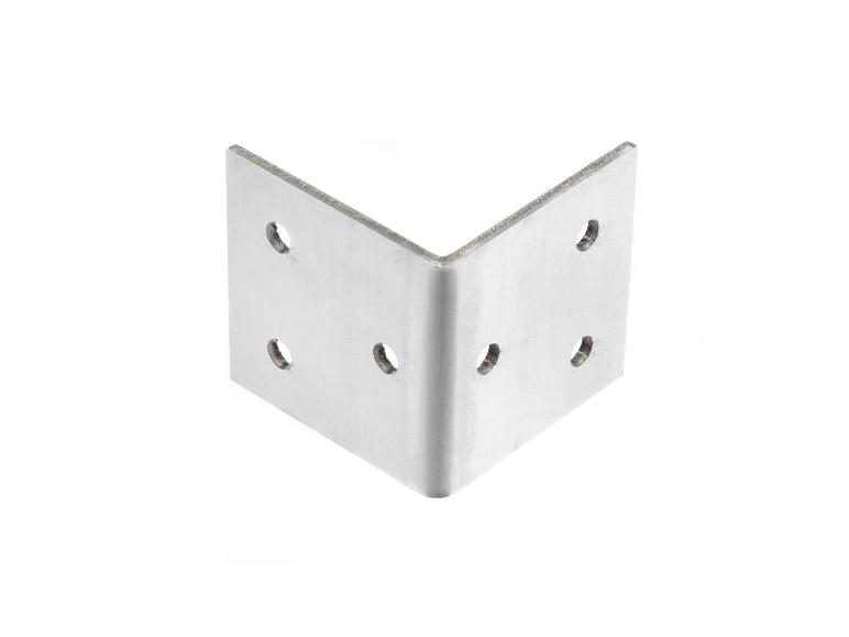 Équerre métallique avec trous