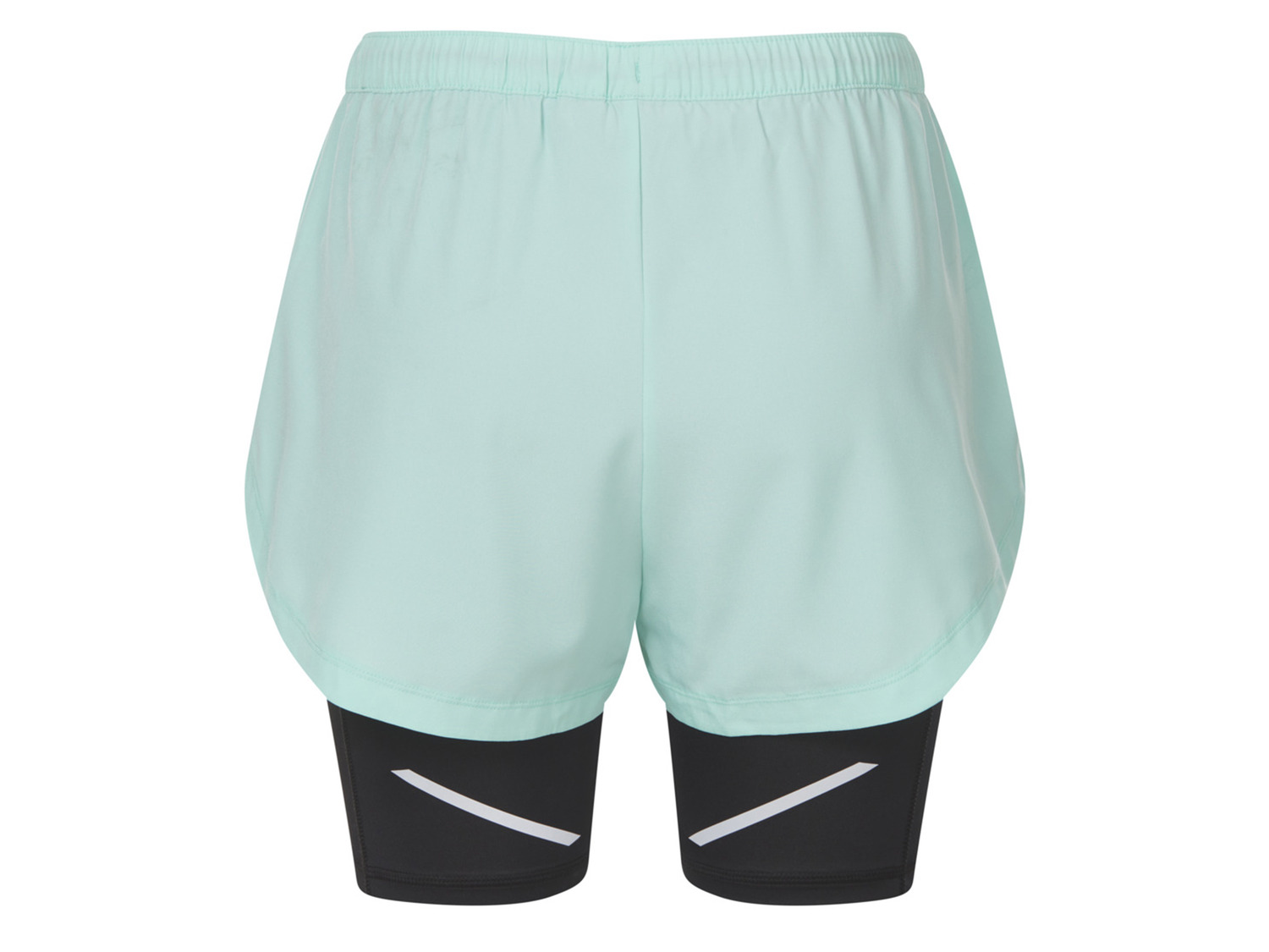 Short De Sport Femme Crivit – Noir, Motif Géométrique, Taille L, Léger, Anti-transpirant
