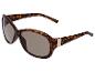 Lunettes de soleil femme avec monture écaille de tortue et verres marron