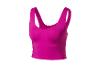 Haut de sport fuchsia sans manches pour femme