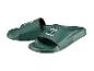 Paire de claquettes vert foncé avec texte '30 YEARS EST. 1996' et 'PARKSIDE'