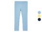 Leggings pour enfants en bleu clair, jaune et noir.
