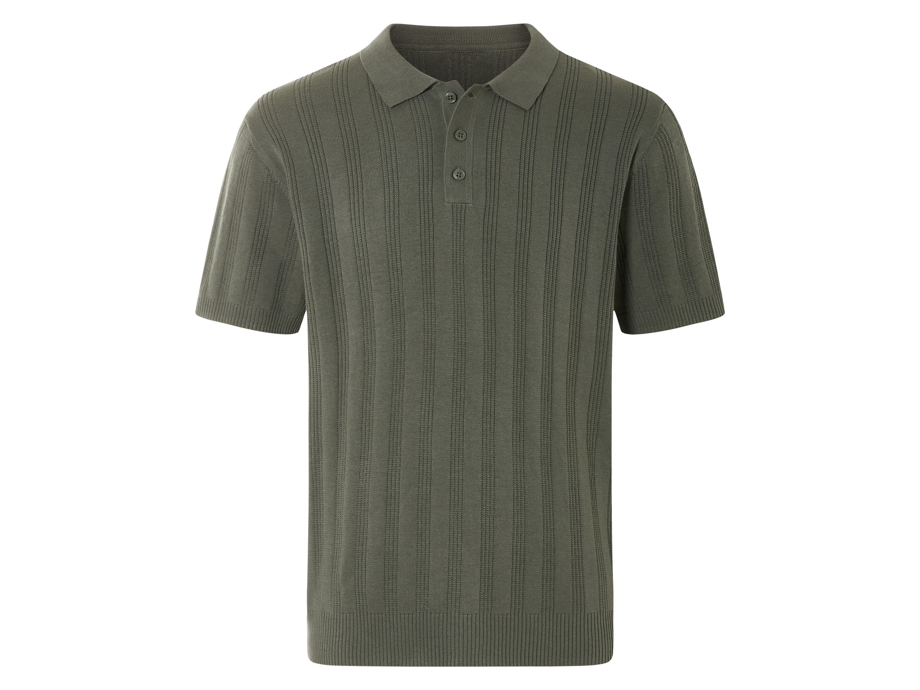 LIVERGY® Polo en maille fine homme (vert, XL)