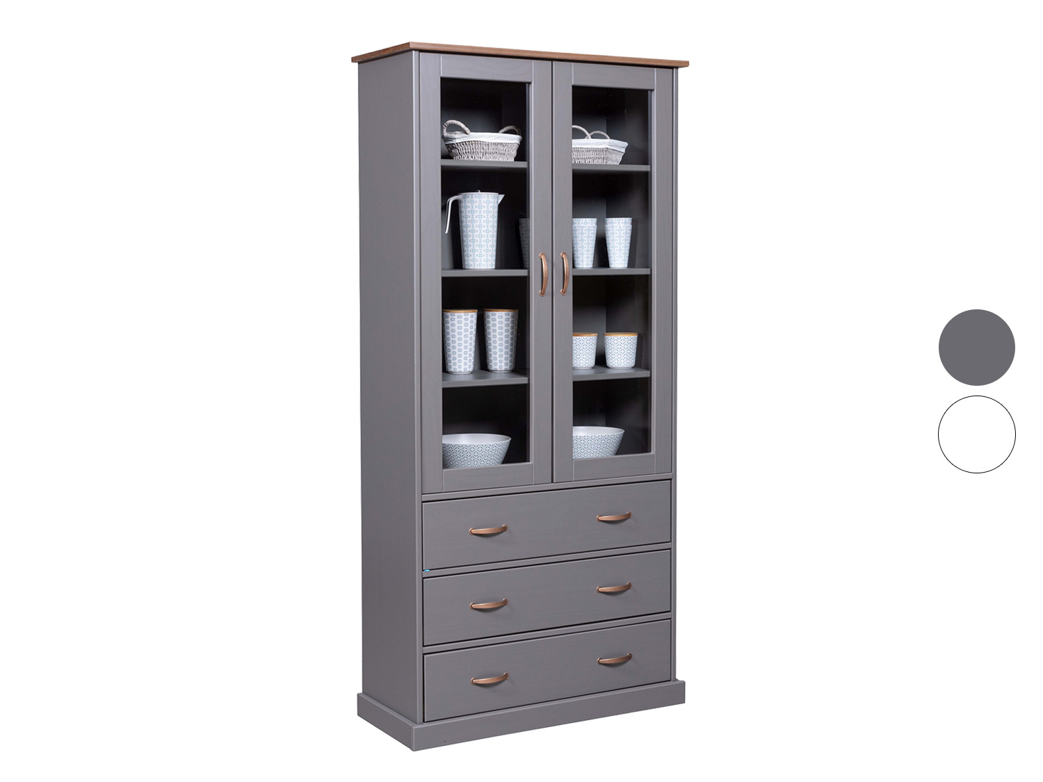 Inter Link Vitrine buffet Westerland , 90 x 38,40 x 190 cm