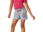 Shorts gris avec un imprimé Paw Patrol pour filles.