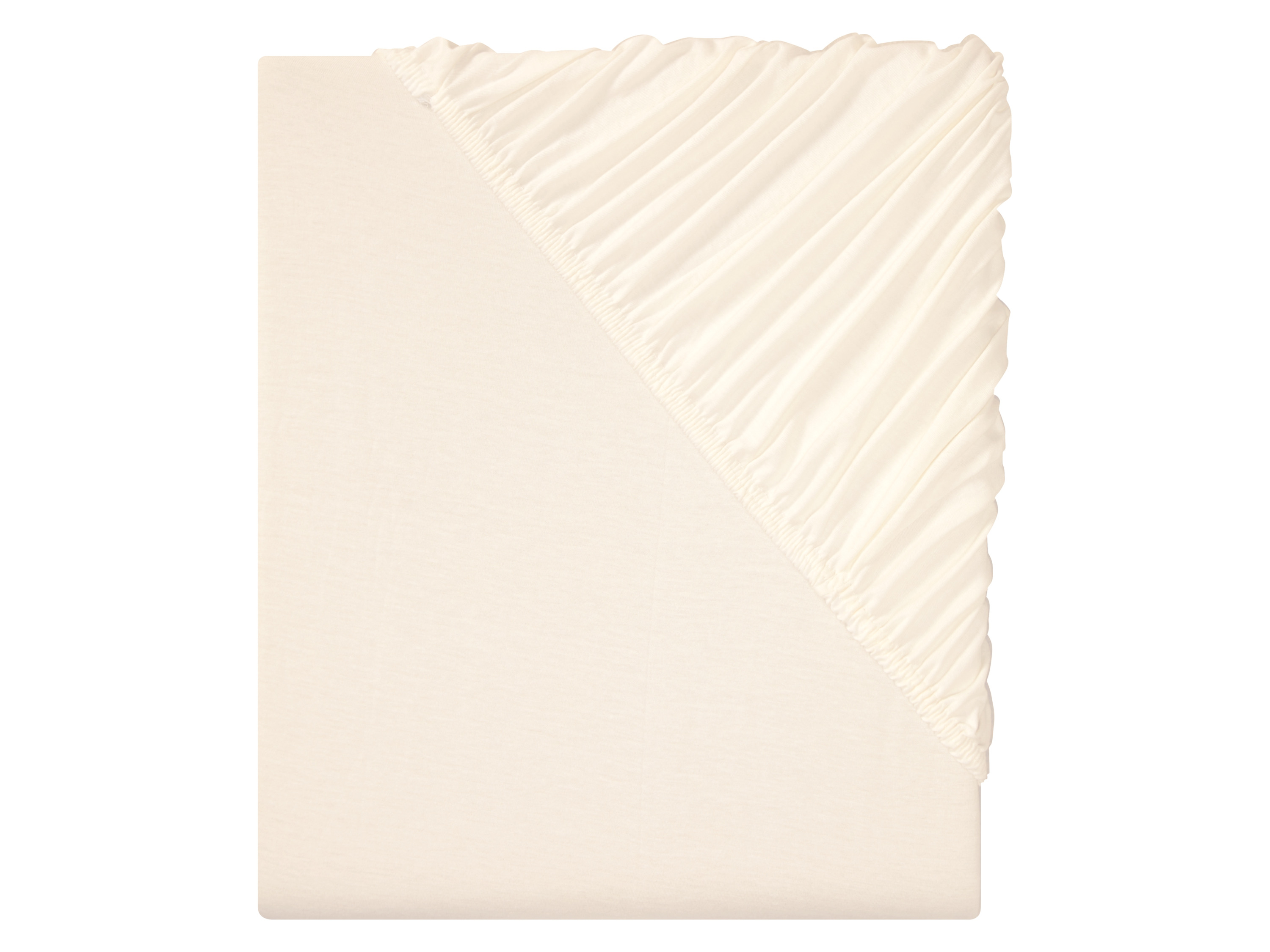 LIVARNO home Drap-housse en jersey, 180-200 x 200 cm (beige)