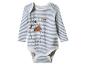 Body bébé rayé à manches longues avec motif Winnie l'Ourson.