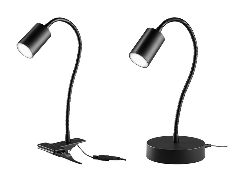 Aller en mode plein écran : LIVARNO home Lampe de bureau à pince ou lampe de bureau sur pied, 3,5 W - Image 1