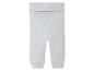 Un pantalon gris pour bébés.