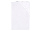 Un drap-housse blanc.