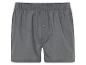 Boxers gris foncés en coton.
