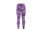 Legging de sport violet à motif camouflage abstrait