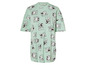 Une robe t-shirt vert menthe avec un imprimé Bugs Bunny.