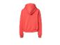 Sweat-shirt à capuche corail, vu de dos.