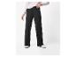 Pantalon large noir taille haute.