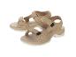 Sandales beige pour femme, style sport.