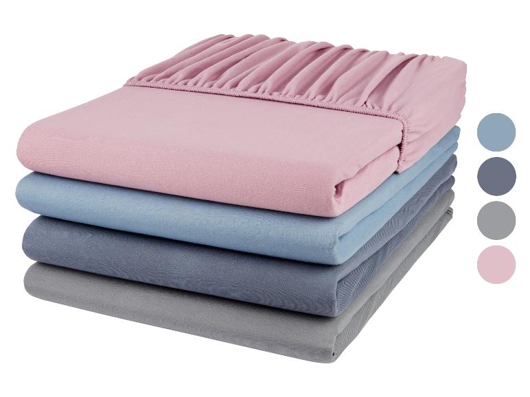 LIVARNO home Drap-housse en jersey, 180-200 x 200 cm Lidl Champions de la aicheur