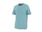 Un t-shirt bleu clair Livery avec une poche poitrine.