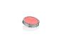 Couvercle de bocal en métal avec insert rose corail.