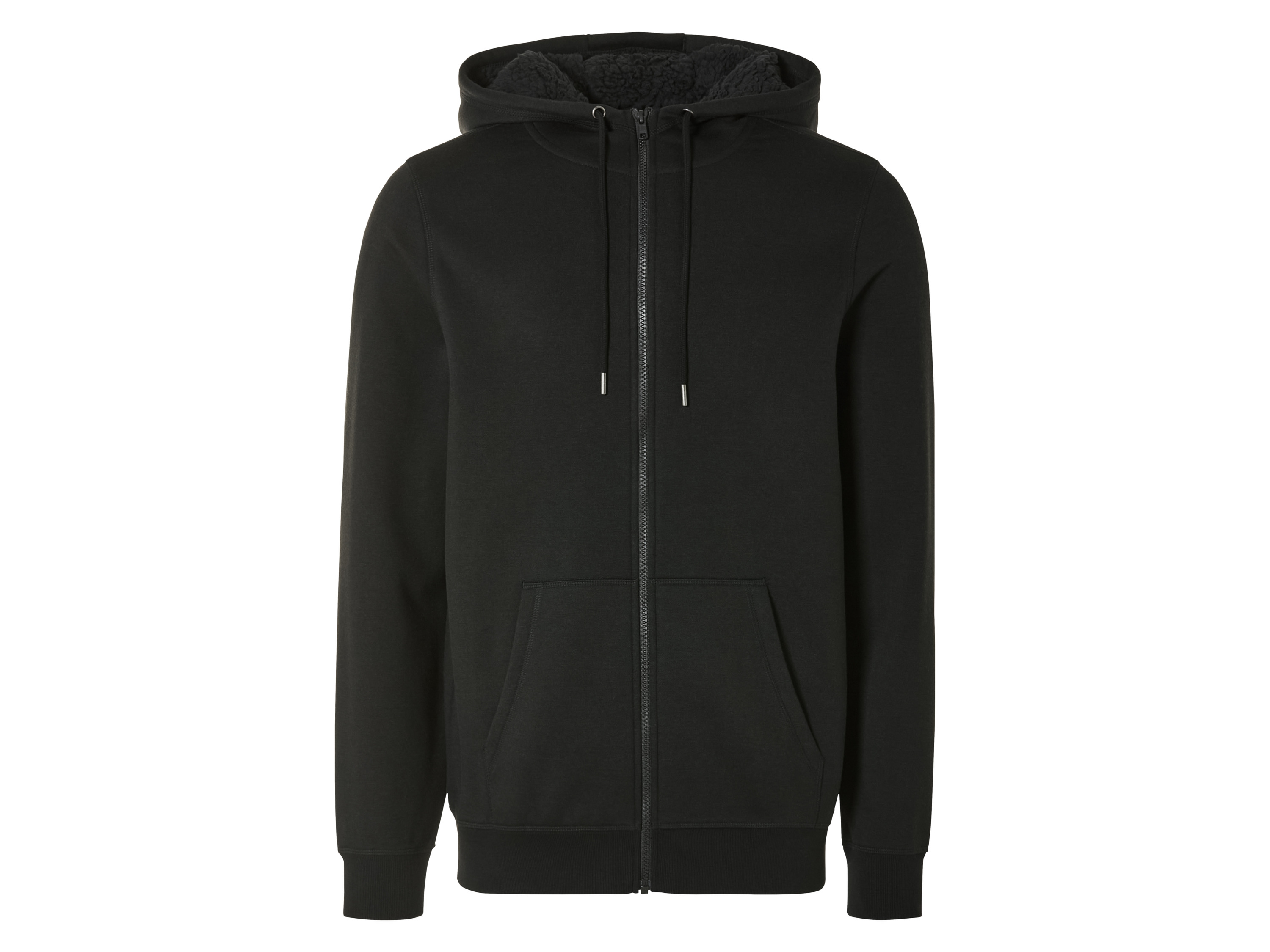 LIVERGY® Sweat en polaire homme (S, noir)