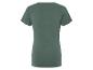 T-shirt vert foncé pour femme, vue arrière.