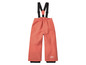 Pantalon de ski orange avec bretelles