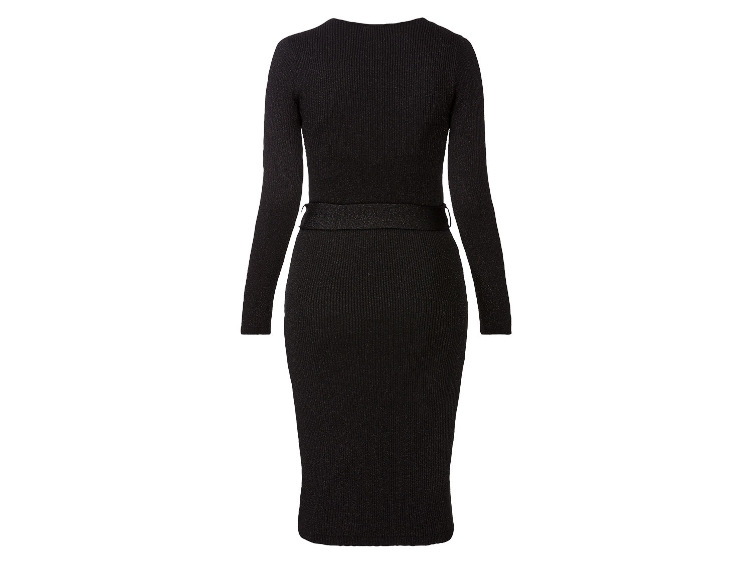 Robe courte en maille de laine mélangée avec dentelle Mujer, Estampado