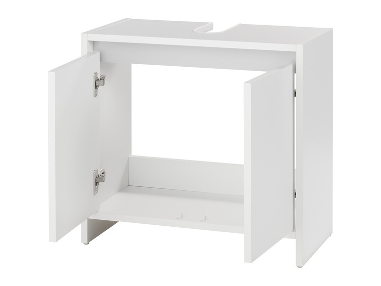 Aller en mode plein écran : LIVARNO home Meuble sous-vasque Oslo, 60 x 55 x 28 cm, blanc - Image 7