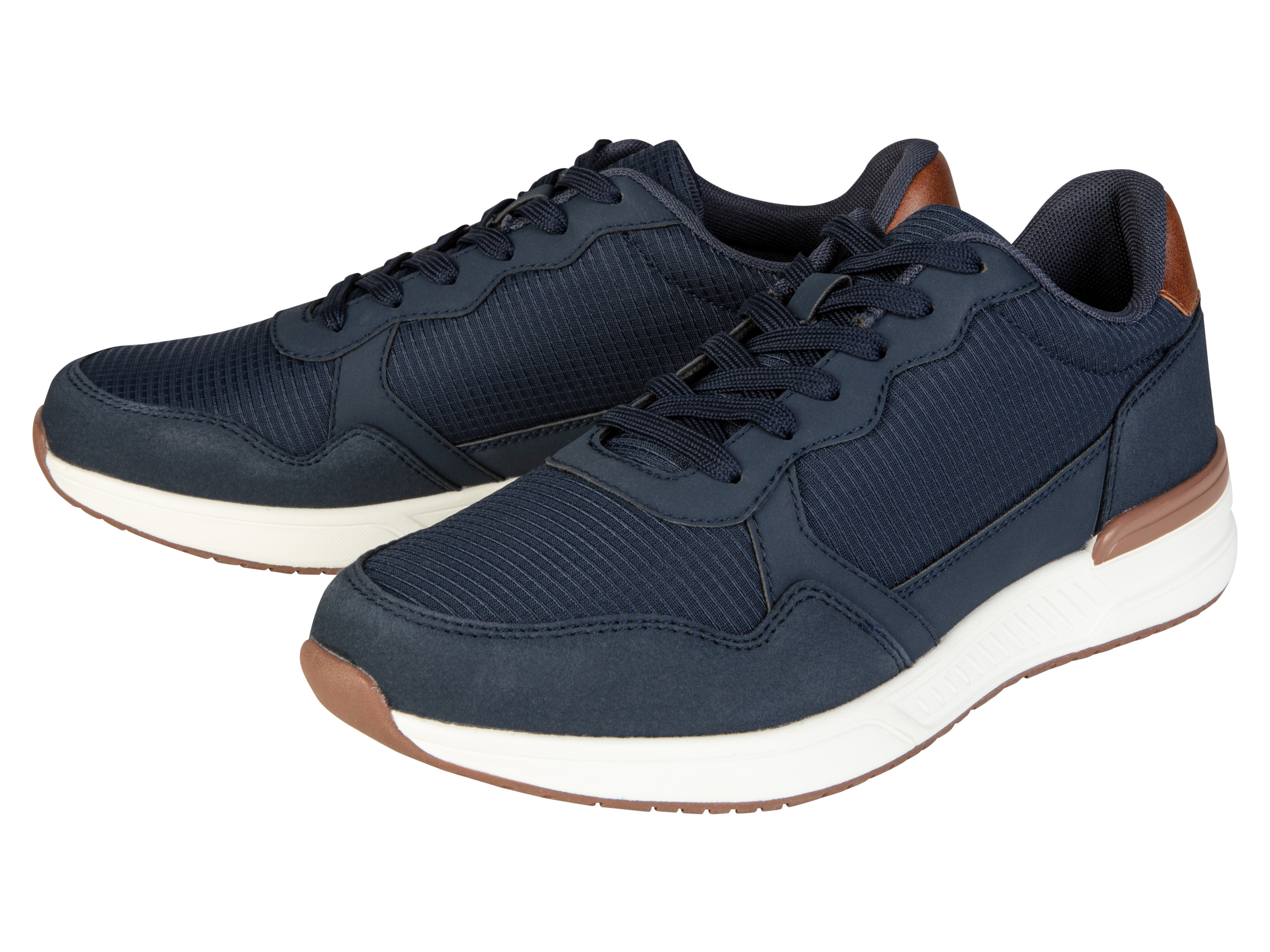 LIVERGY® Sneakers homme (42, bleu marine)