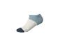 Chaussette de cheville bleu clair, beige et bleu foncé