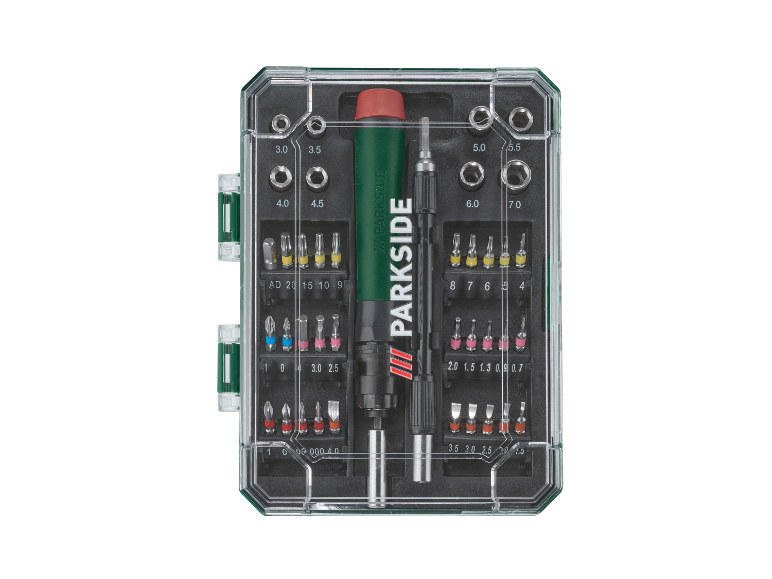 Kit de tournevis Parkside avec embouts et manche