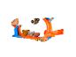 Ensemble de jeu Hot Wheels Monster Trucks avec lanceur, boucle et tasses cibles.