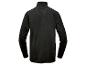 Un sweat-shirt noir à manches longues avec une fermeture éclair.