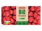 Fraises bio surgelées avec Nutri-score A, 400g.