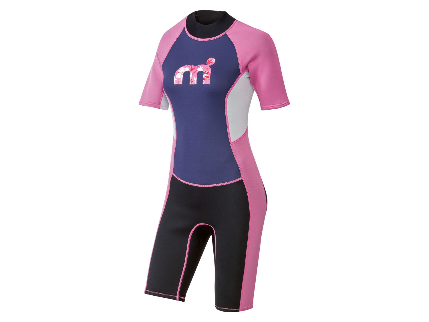 Mistral Combinaison short néoprène femme (M, rose)