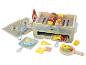 Ensemble de jeu barbecue et cuisine en bois avec accessoires
