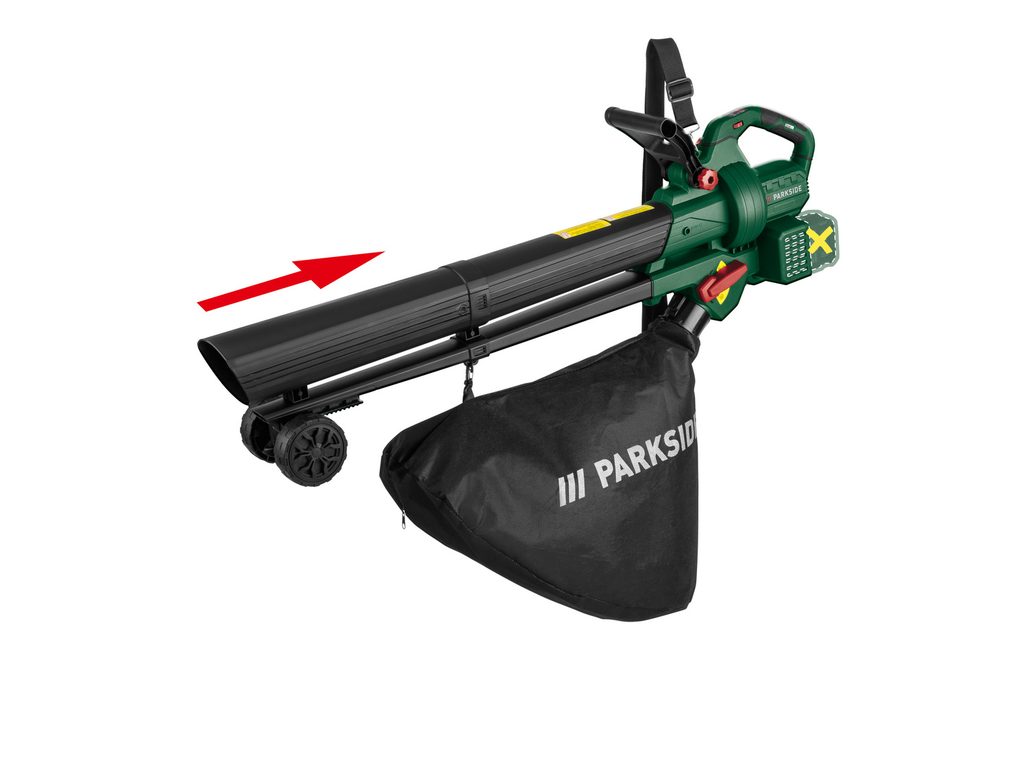 PARKSIDE® Aspirateur souffleur broyeur électrique sans…