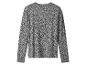 Haut gris à manches longues avec imprimé léopard