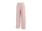 Pantalon large rose clair avec plis sur le devant