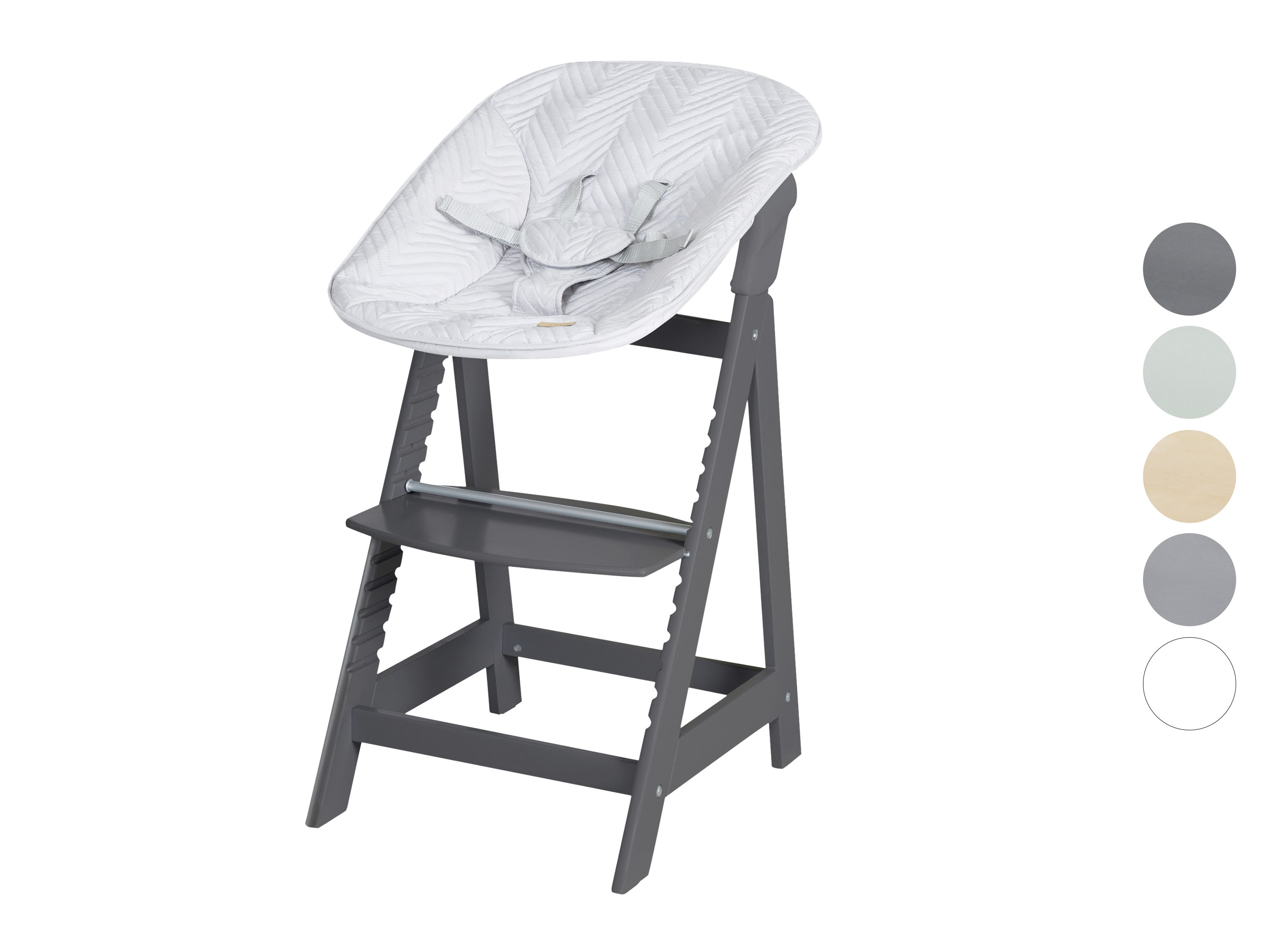 roba Chaise haute évolutive Born Up Zick Zack 2 en 1