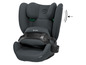 Un siège auto Cybex Pallas B2 avec un appui-tête réglable.