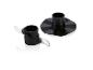 Lames et base de hachoir : accessoires de cuisine noirs.