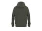 Un sweat-shirt à capuche vert foncé.