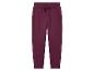 Pantalon de jogging bordeaux avec cordon de serrage.