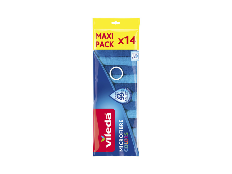 Lot de 14 chiffons microfibres