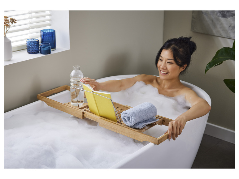 Aller en mode plein écran : LIVARNO home Plateau de bain en bambou - Image 2