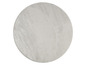 Tapis rond, gris, moelleux