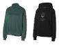 Pull à col roulé vert et sweat à capuche noir Jette Sport